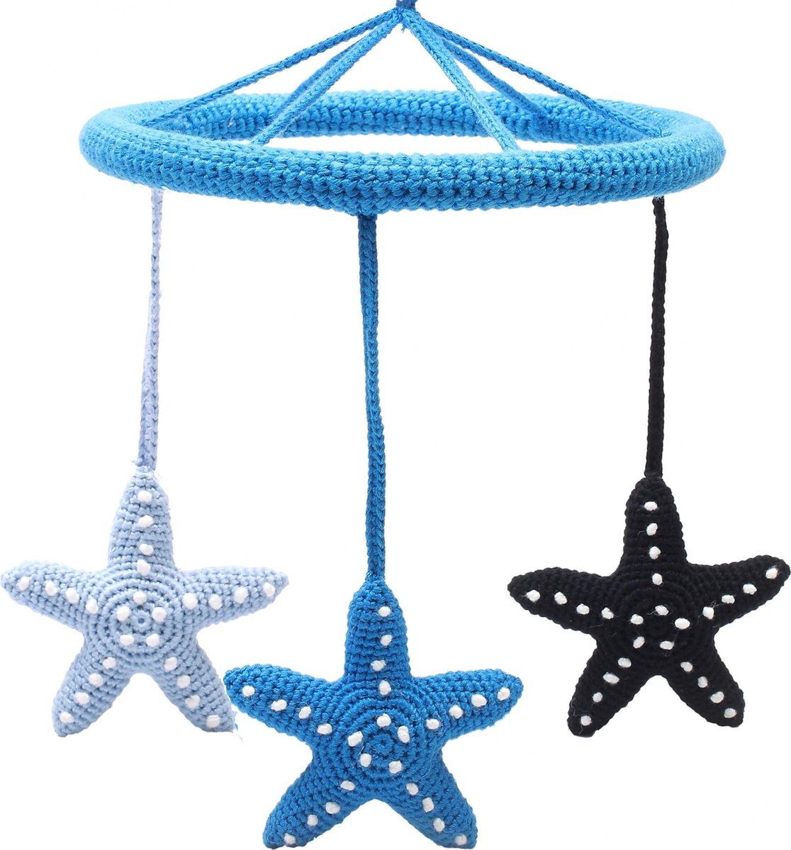 Naturezoo Mobiel Zeesterren Gehaakt Jongens 24 Cm Multicolor