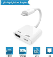 NÖRDIC LGN-101 Lightning naar HDMI adapter - 10 cm - Wit