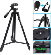 Impaqt Universeel Tripod Camerastatief Inclusief telefoonhouder en Bluetooth shutter - Zwart
