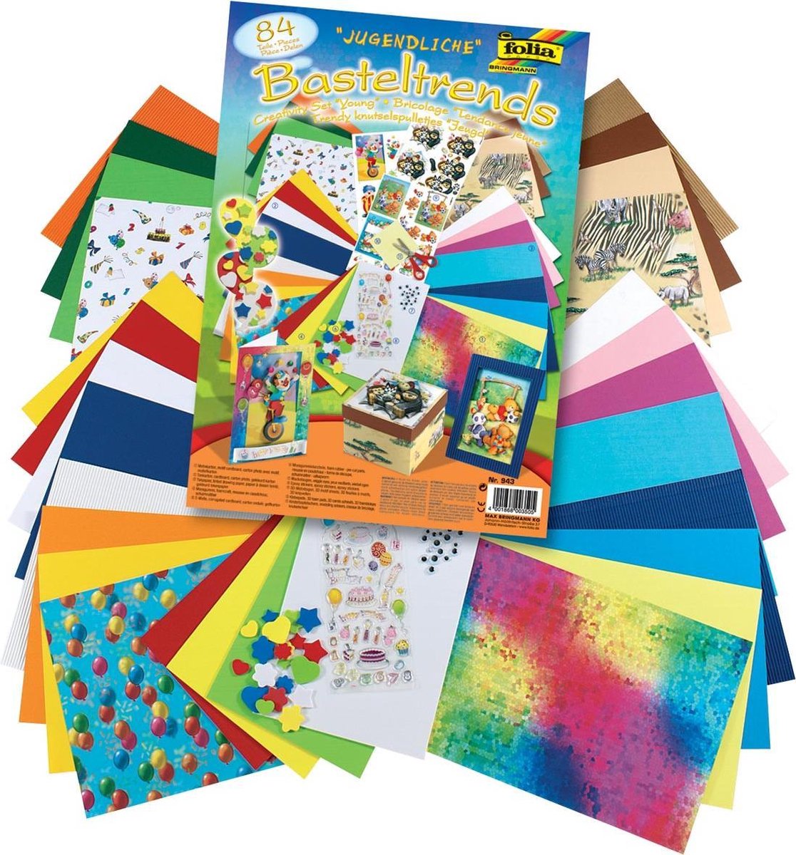 5x Folia knutselset Young