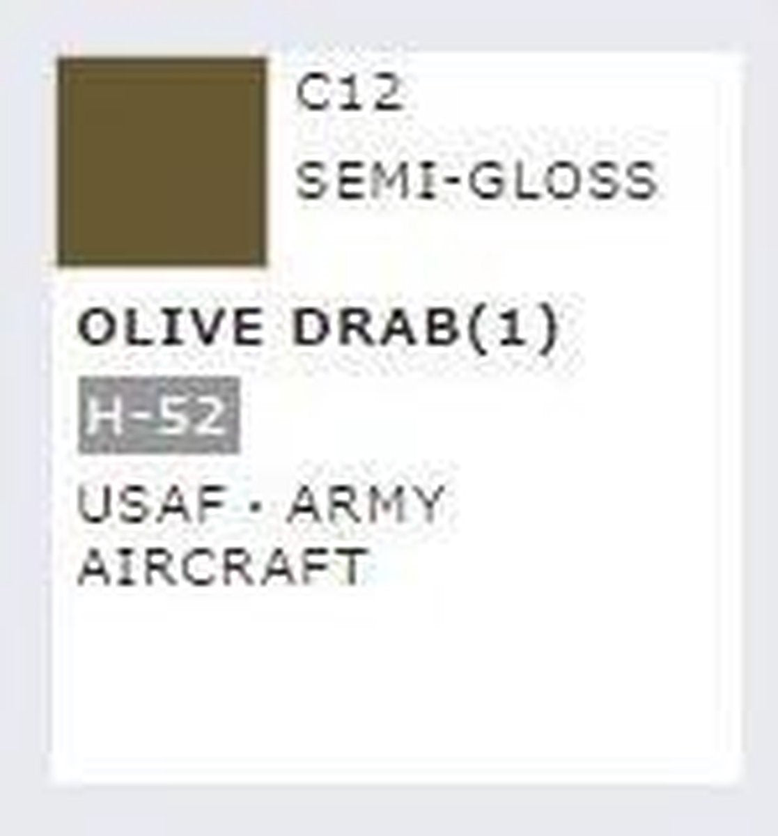 Mrhobby - Mr. Color 10 Ml Olive Drab 1 (Mrh-c-012)