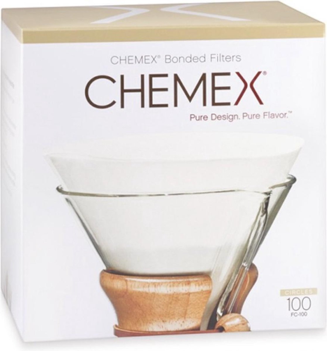 Chemex Koffiefilters Classic 6-8 kops - Voorgevouwen