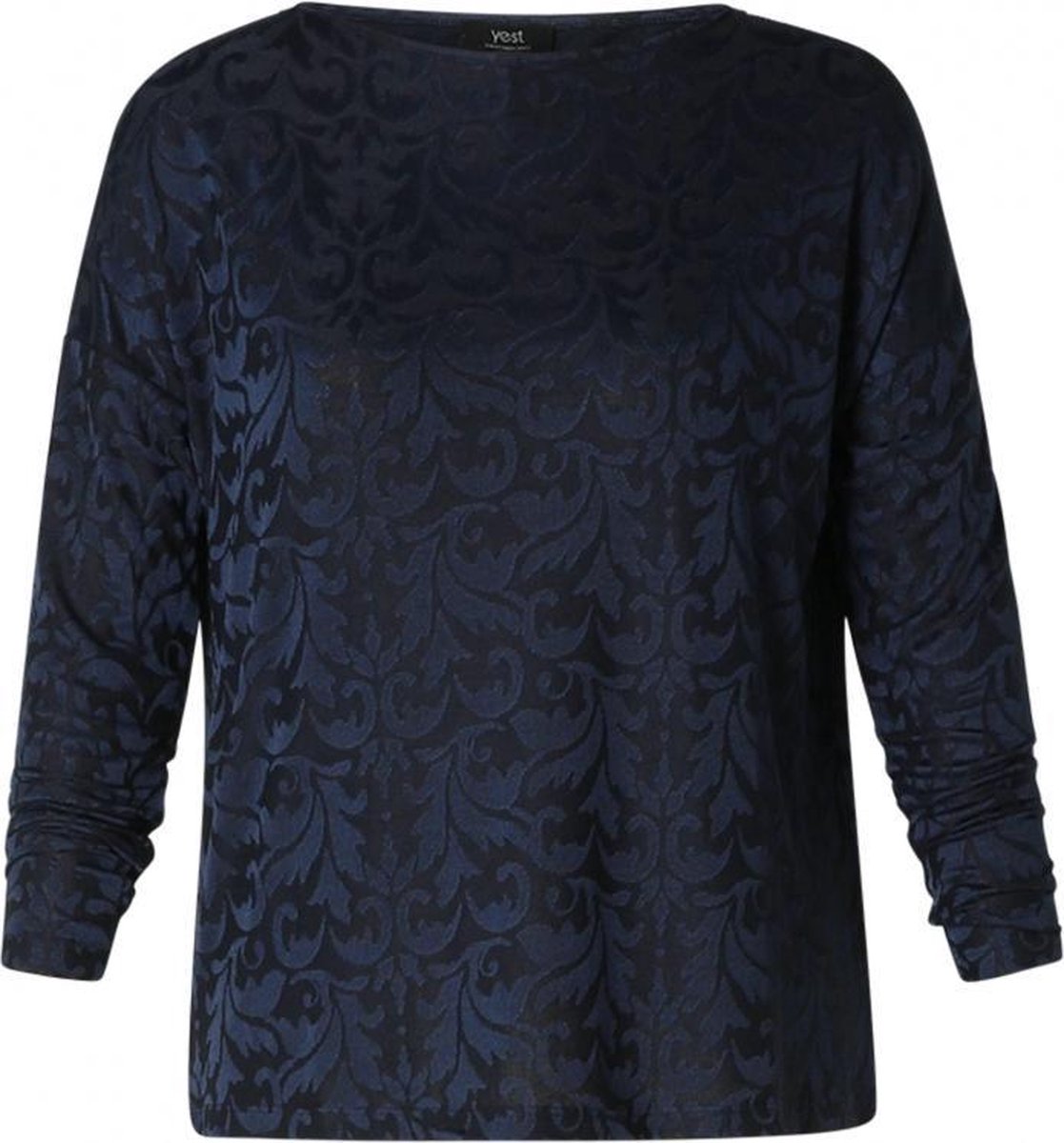 YEST Yessi Essential Jersey Shirt - Dark Blue - maat 42