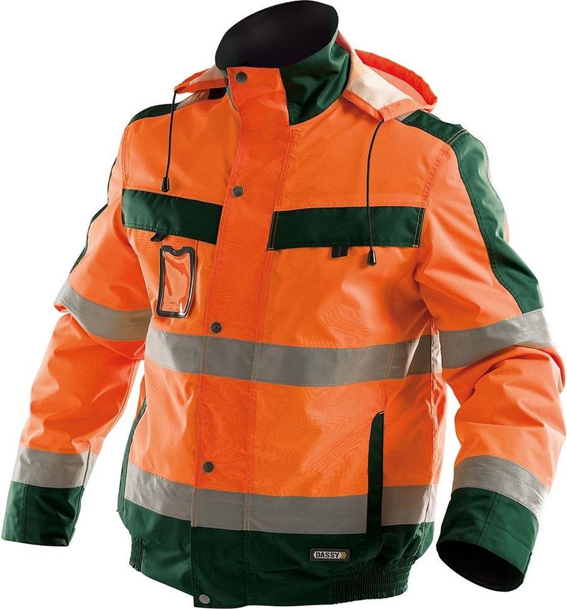Dassy LIMA Winterjas Oranje/GroenXL