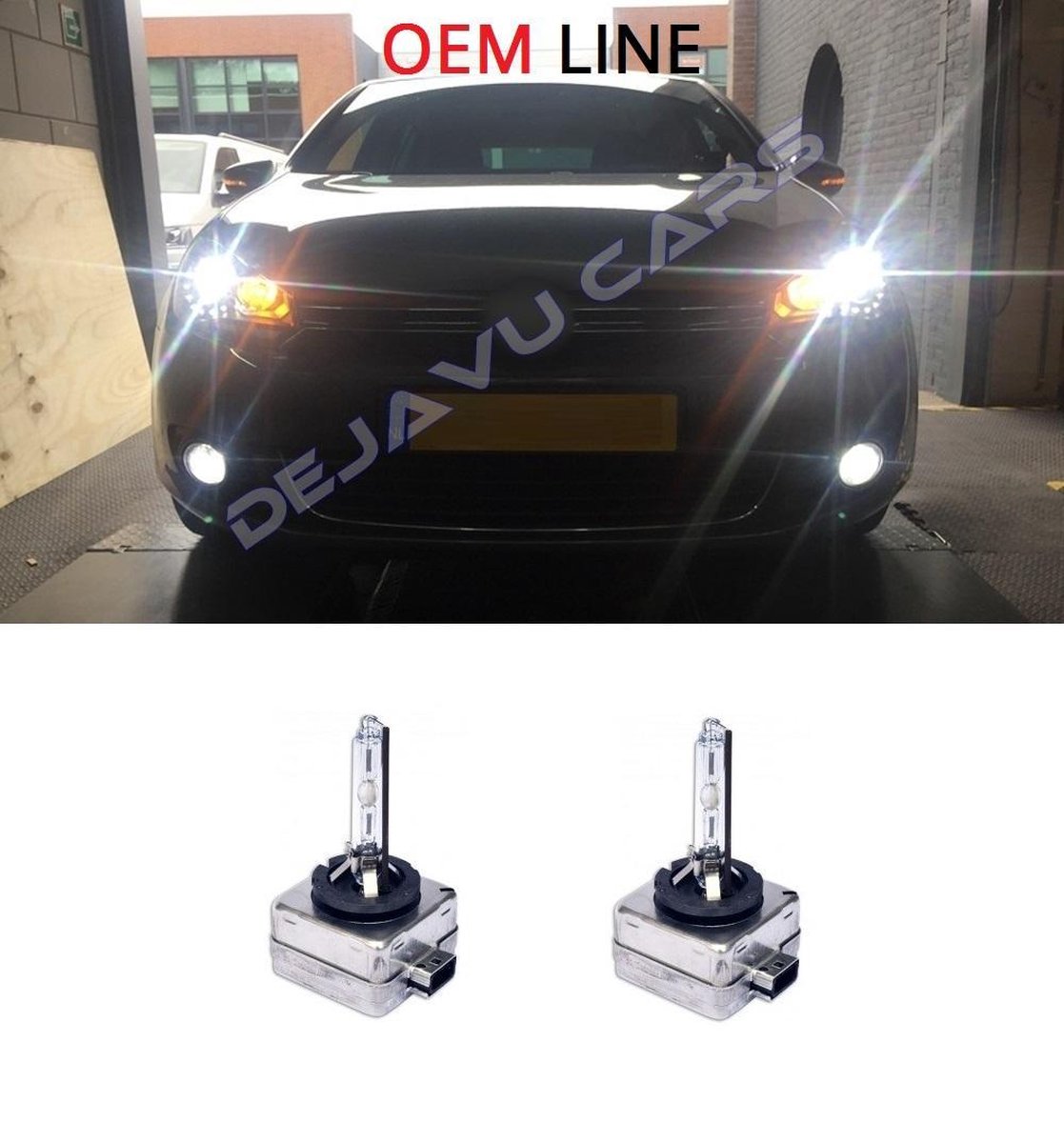 OEM LINE D1S Xenon Lamp Koplampen Auto lampen Autolampen Verlichting Dimlichten Grootlichten Dimlicht Grootlicht 6000K Wit Licht