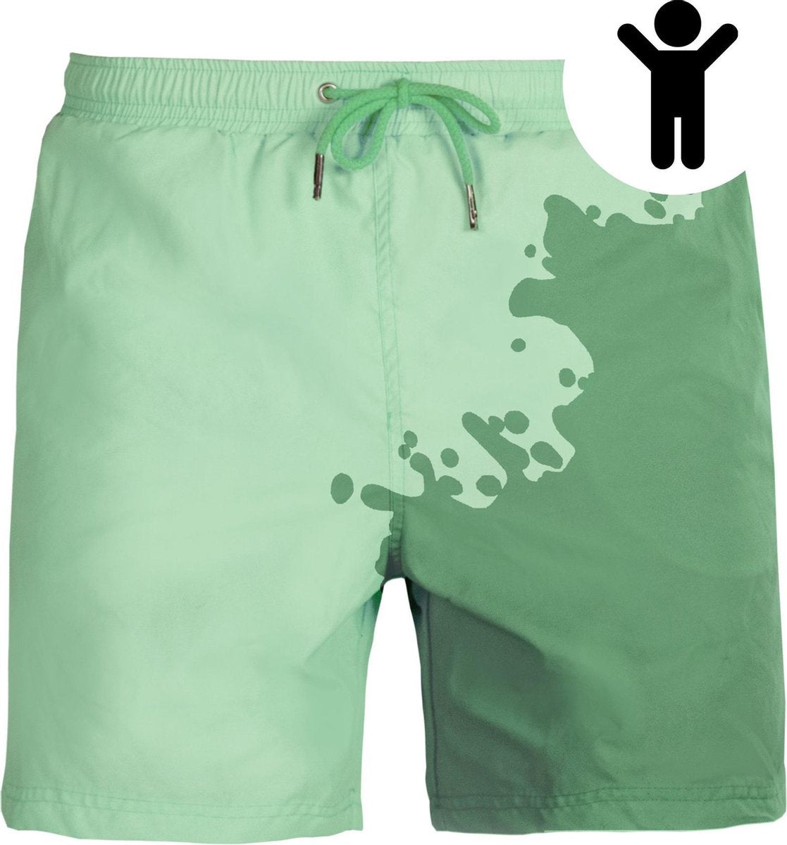 Mint - Groen | Kleurveranderende zwembroek