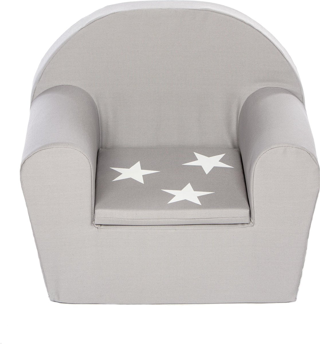 Peuterstoeltje-Kinderfauteuil Grijs+ster
