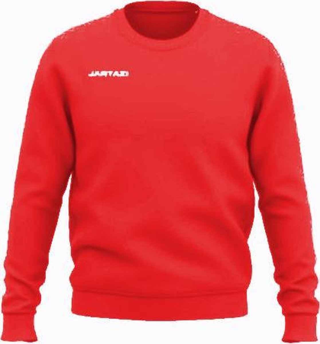 Jartazi Trui Crewneck Heren Polykatoen Rood Maat Xs