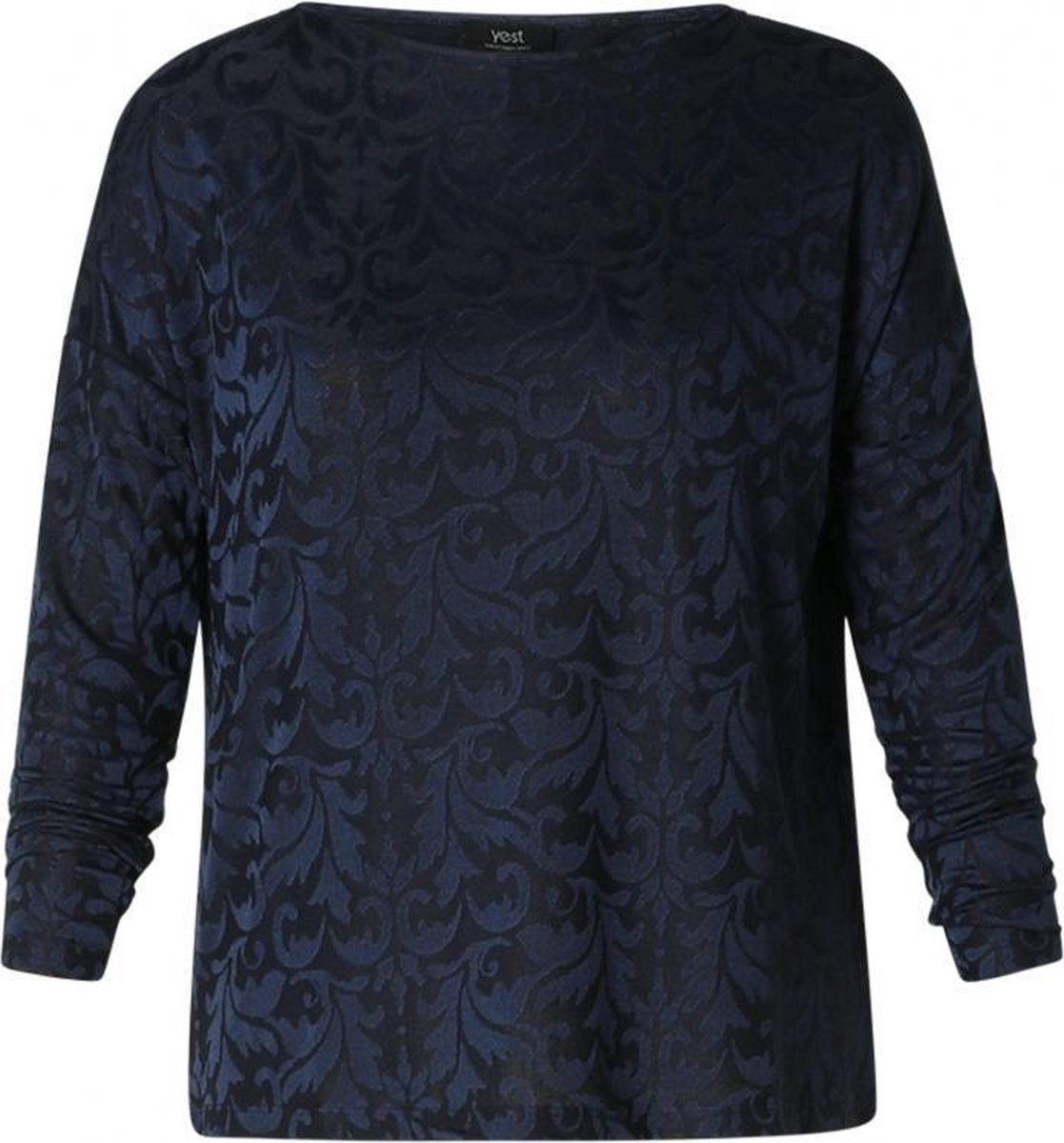YEST Yessi Essential Jersey Shirt - Dark Blue - maat 40