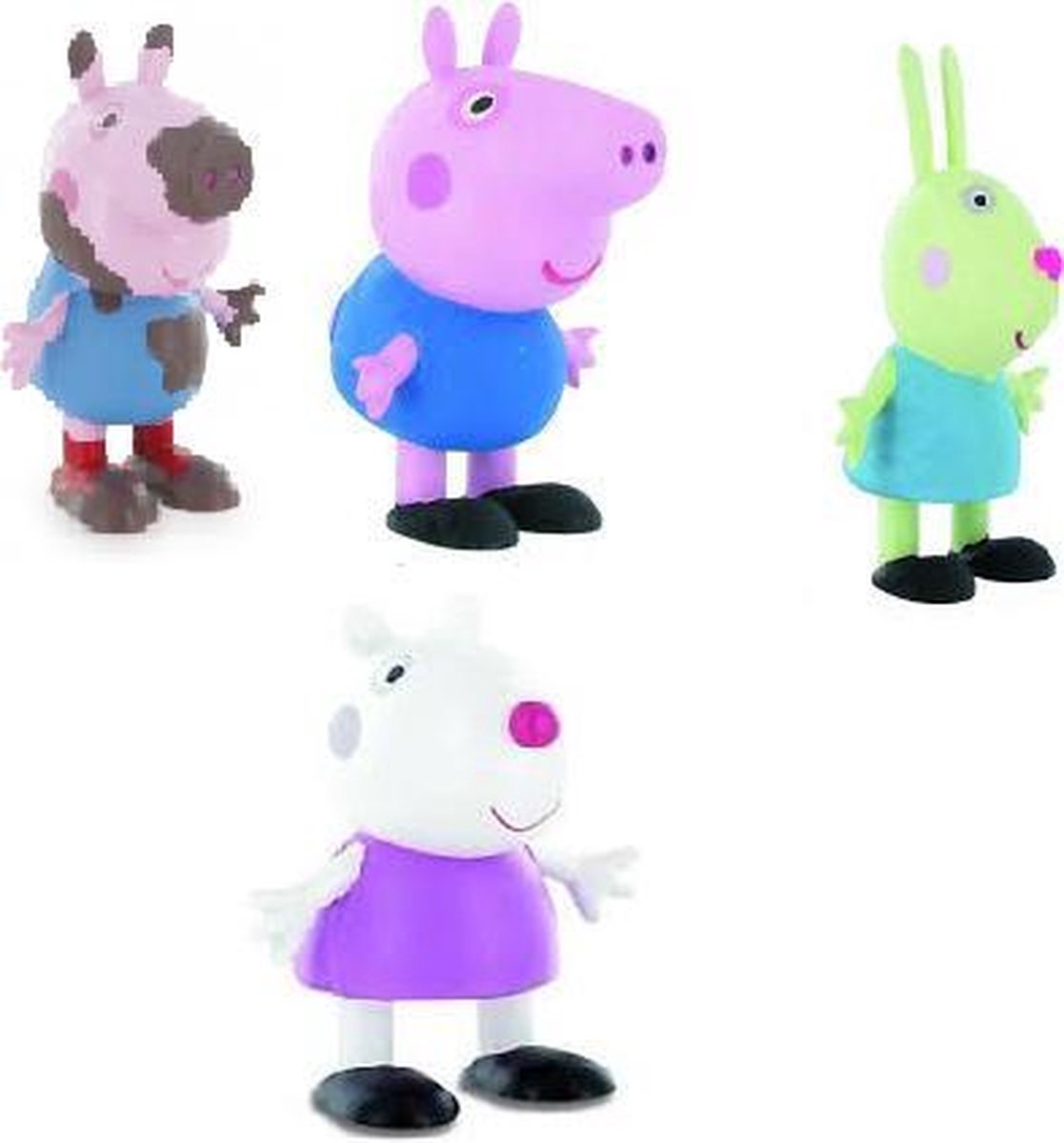 Peppa Pig Speelset - robuust - comansi  5cm