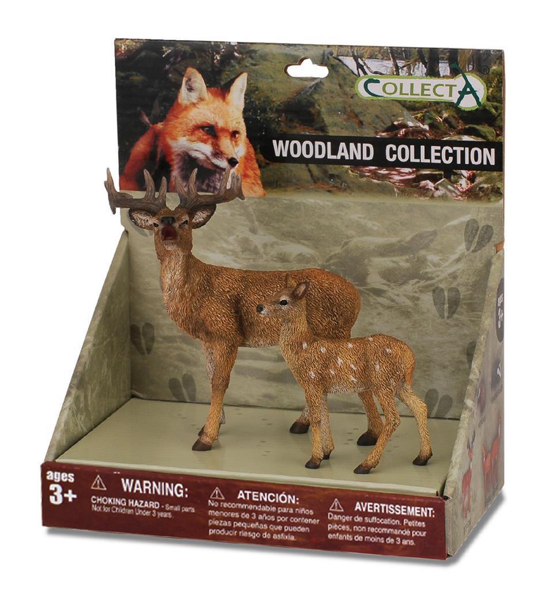 Collecta Bosdieren: Speelset In Giftverpakking 2-delig