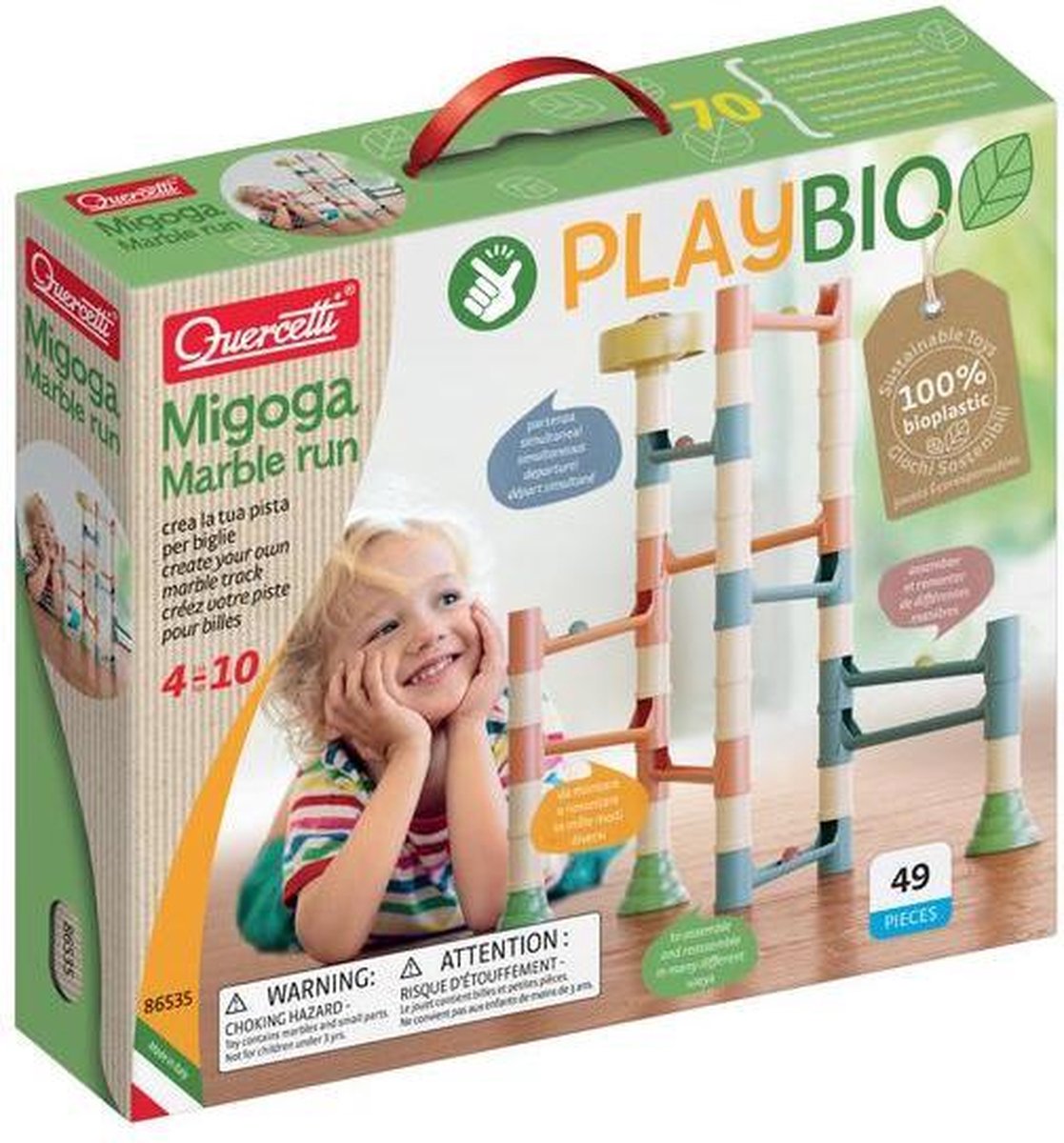 Quercetti Knikkerbaan Migoga Marble Run Junior 49-delig