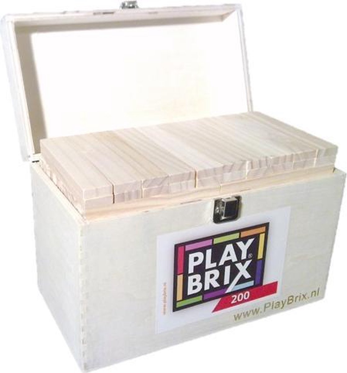 PlayBrix bouwplankjes 200st in kist