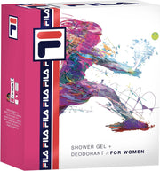 FILA - Geschenkset Dames - Deodorant 150ml + Showergel 300ml + Armband