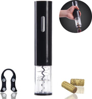 HMerch™ Elektrische Kurkentrekker – Inclusief foliesnijder – Elektrische Wijnopener – Kurketrekker – Automatische Wijnopener – Wijnfles Opener – Kurkentrekker Wijn – Kurkentrekkers – Wijnopeners – Flesopener – Kerstcadeau - Wine Opener - Cadeau