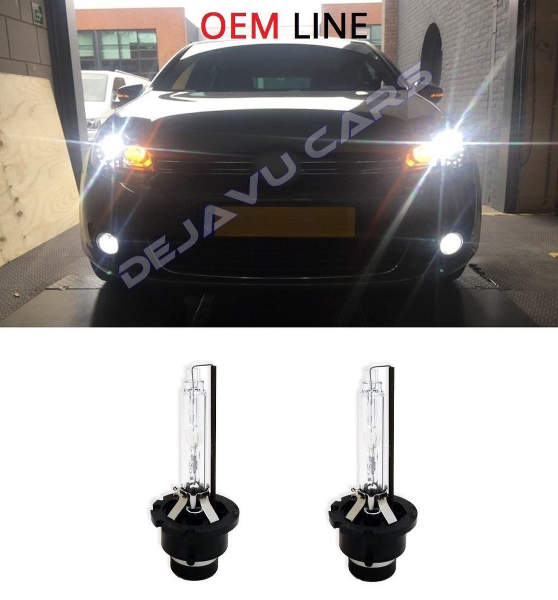 OEM LINE D2S Xenon Lamp Koplampen Auto lampen Autolampen Verlichting Dimlichten Grootlichten Dimlicht Grootlicht 6000K Wit Licht