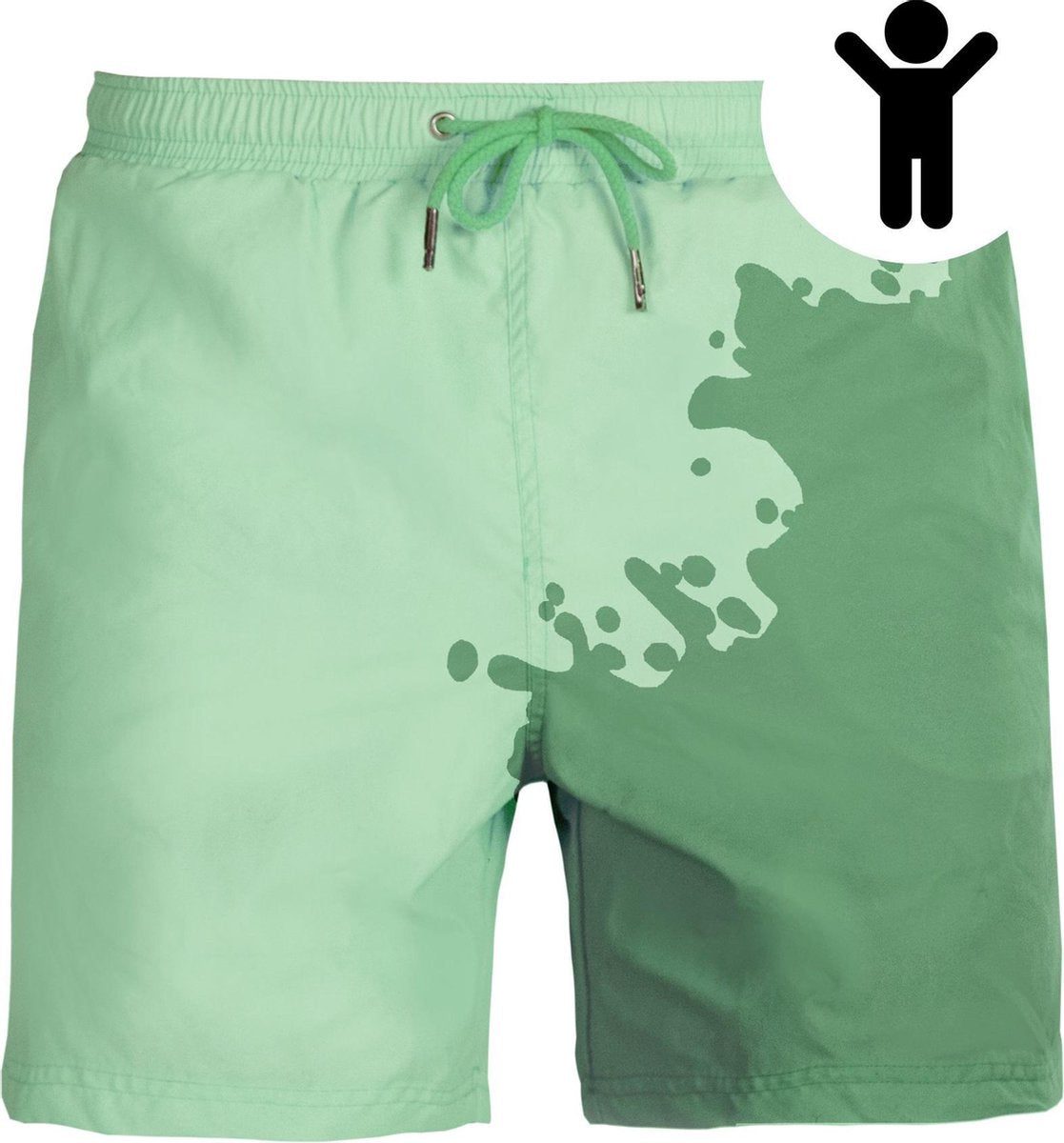 Mint - Groen | Kleurveranderende zwembroek