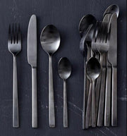Bitz bestekset 24-delig Black Satin Finish