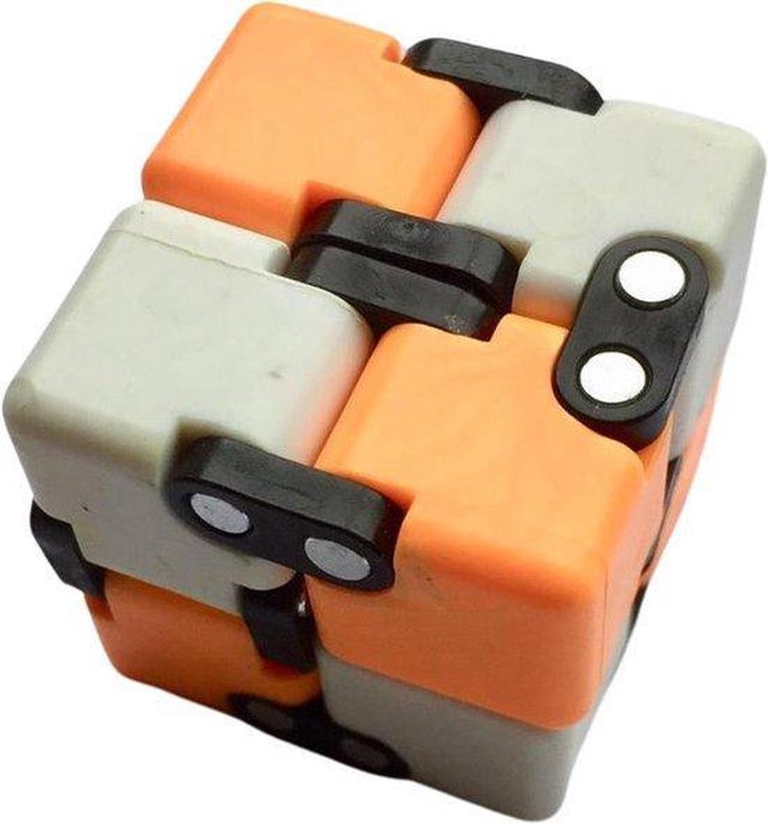 Hoogwaardige Infinity Cube / Infinity Fidget Cube / Infinity Kubus | Anti Stress Fidget | Magic Cube | Oranje