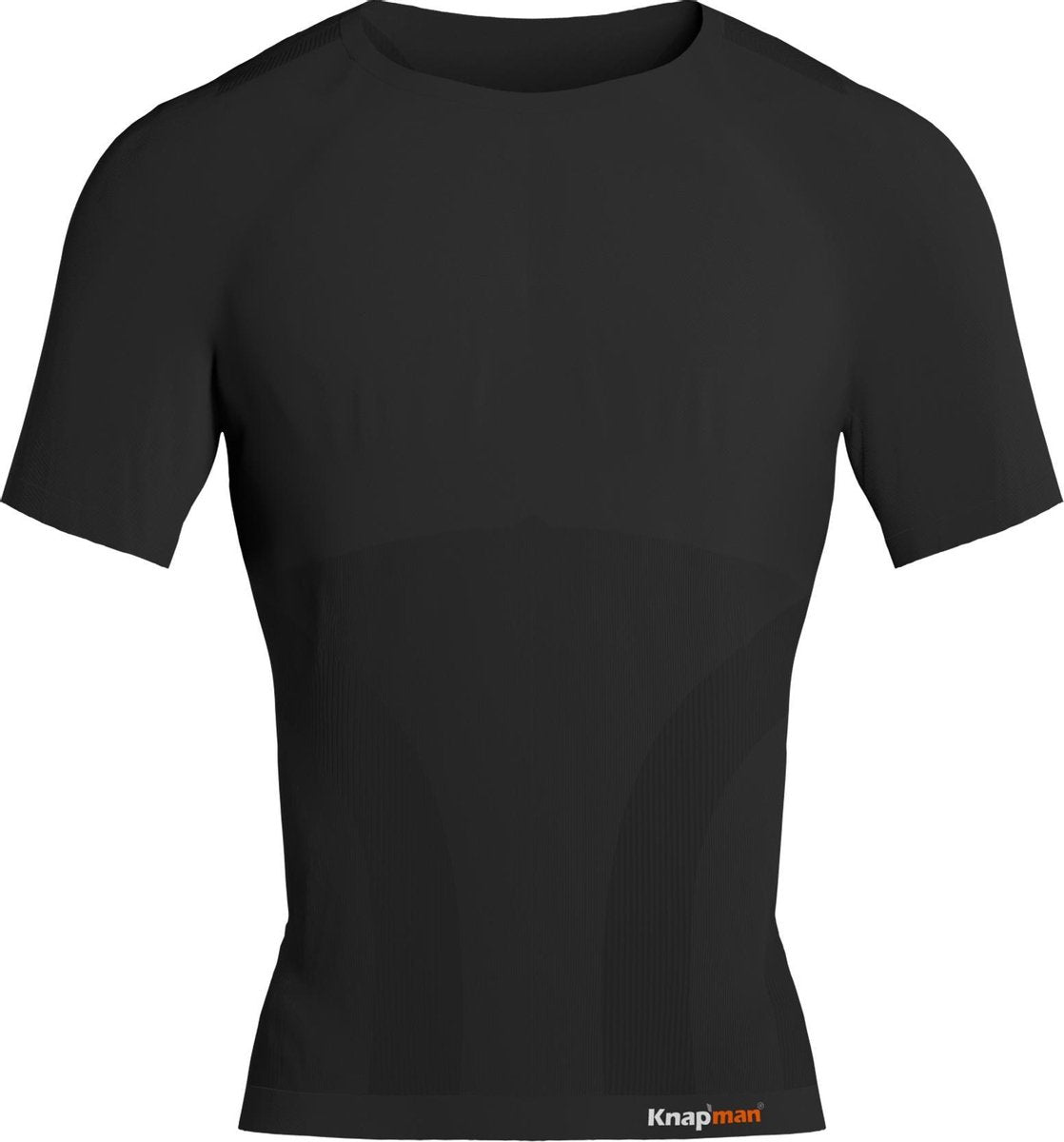 Knap'man Pro Performance Baselayer Shirt Short Sleeve Zwart | Maat S