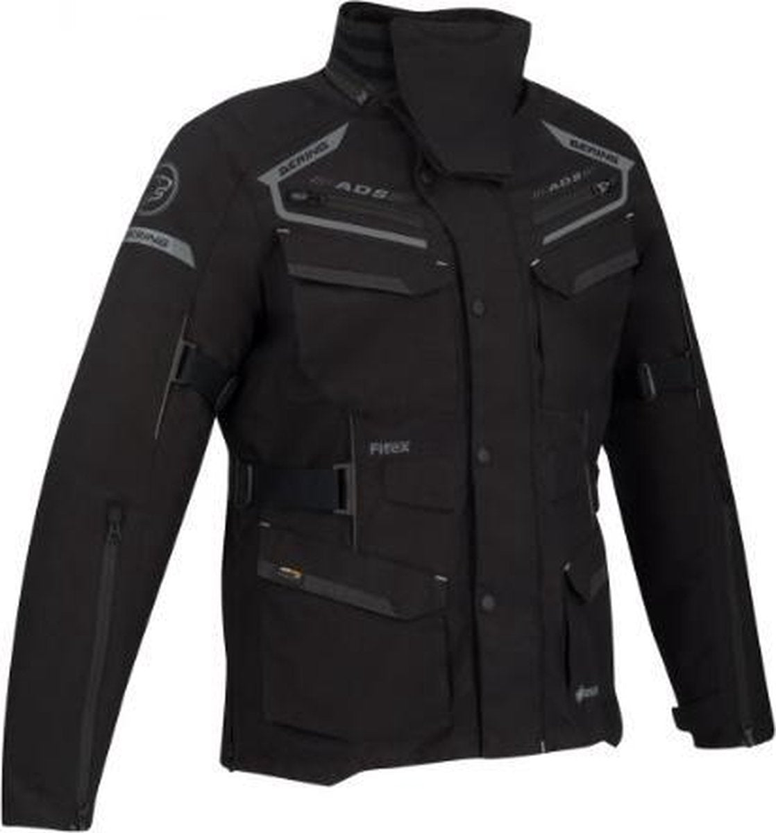 Bering Minsk GTX Black Grey Textile Motorcycle Jacket S