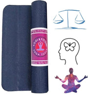 DirectSupply Yoga Mat Anti Slip - 5mm dik - Indigo blauw