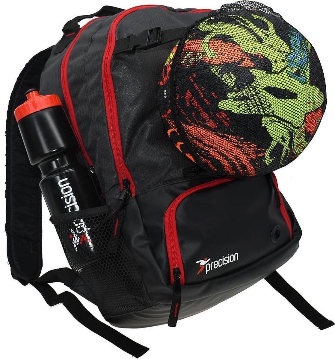 Precision Sporttas Balhouder Pro Hx 44 Liter Polyester Zwart/rood