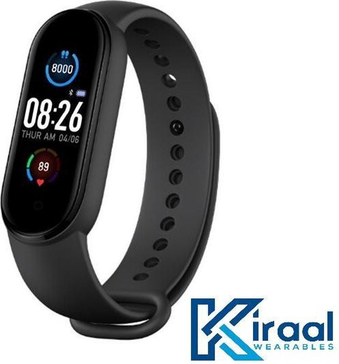 Kiraal Ultra - Stappenteller - Activity Tracker - Temperatuurmeter - Bloeddrukmeter - Hartslagmeter - Smartwatch - Horloge - Heren - Dames - Nederlandse Handleiding