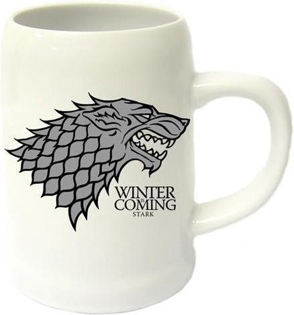 Game of Thrones - Bierglas - Wit - Keramiek - Stark