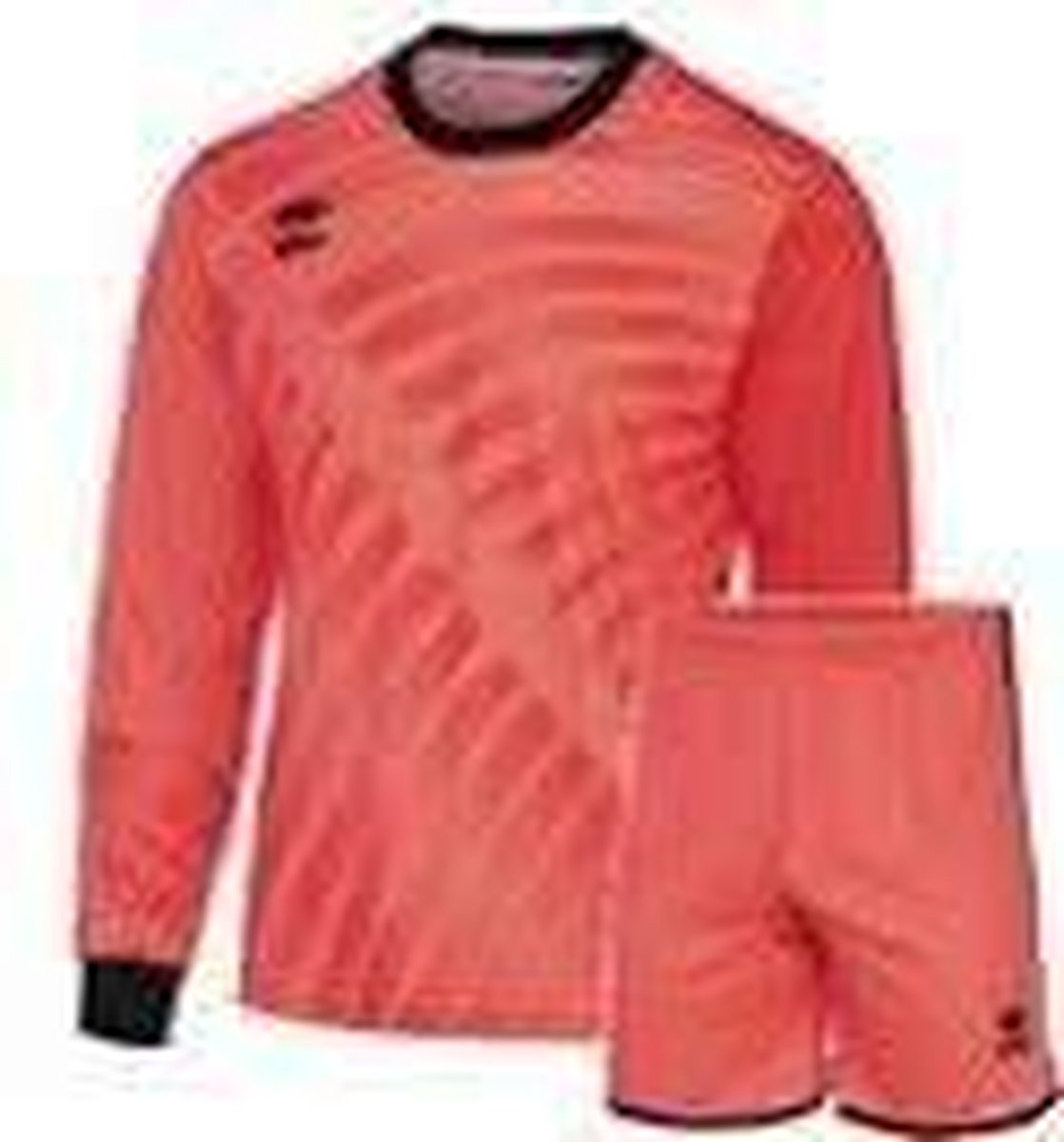 Errea Keeperstenue Portiere - Shirt & Broekje - Pesca/Zwart - Maat M