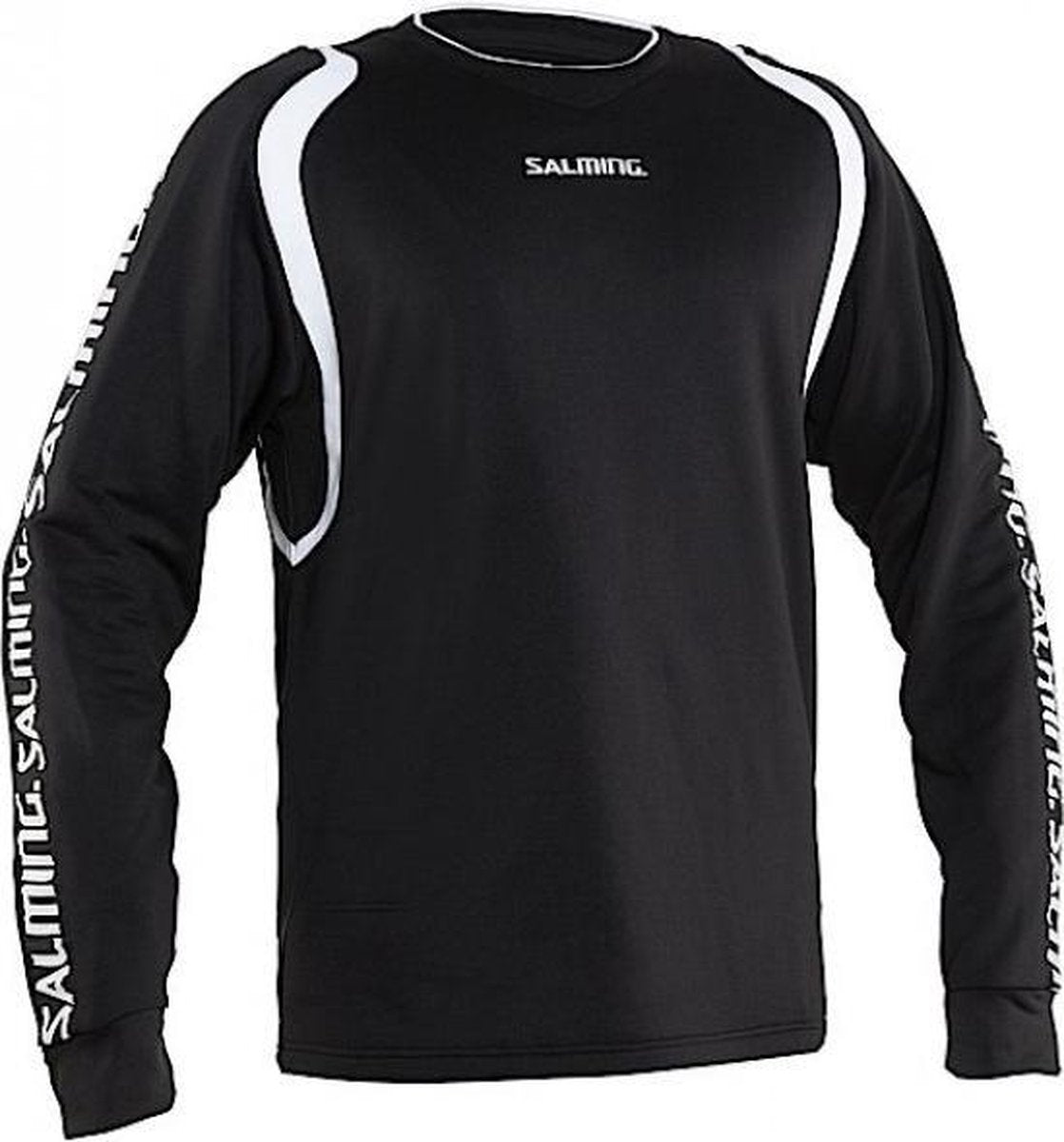 Salming Agon Longsleeve Shirt - zwart/zwart - maat XS