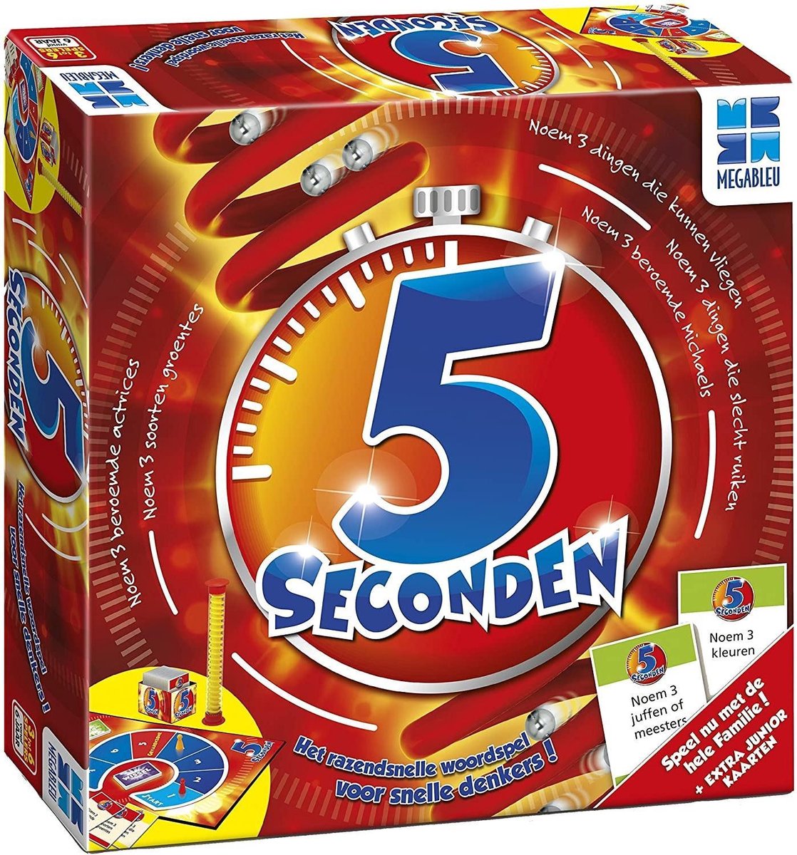 5 Seconden Inclusief Junior Kaarten - Familiespel