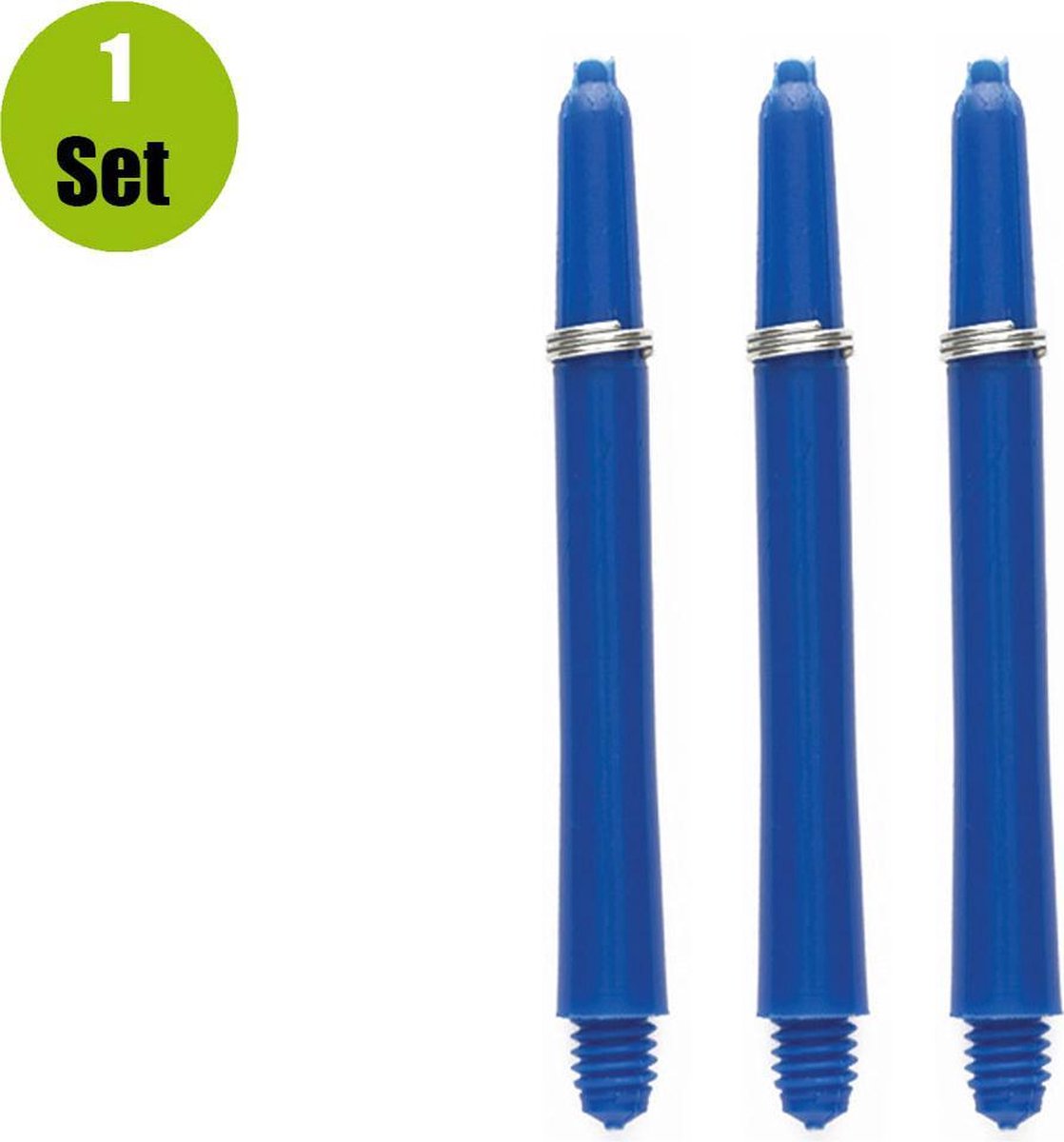 Winmau Dart Shafts Nylon - Blauw - Short - (1 Set)