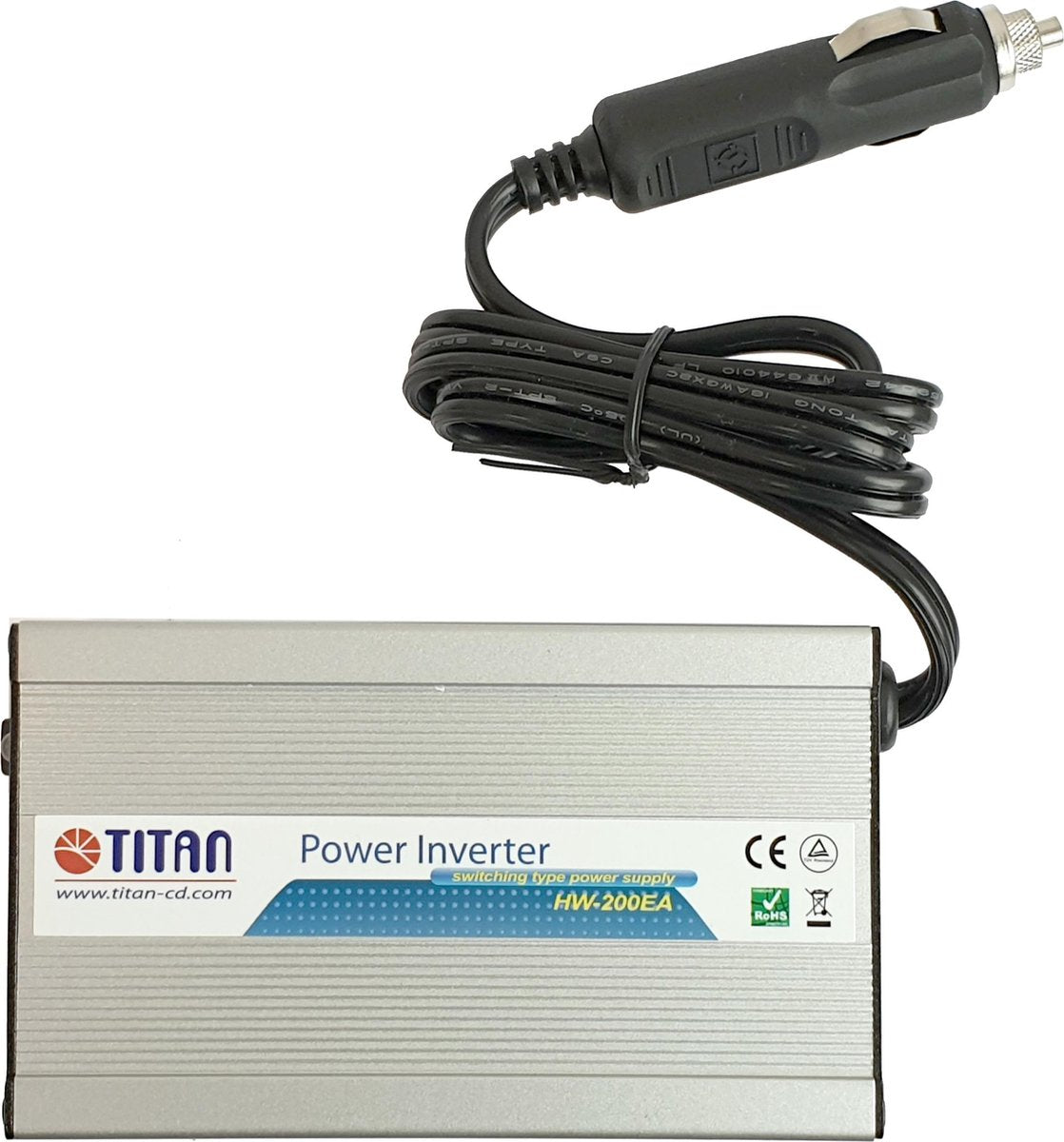 TITAN HW-200EA Auto Omvormer 12V/24V – 220V