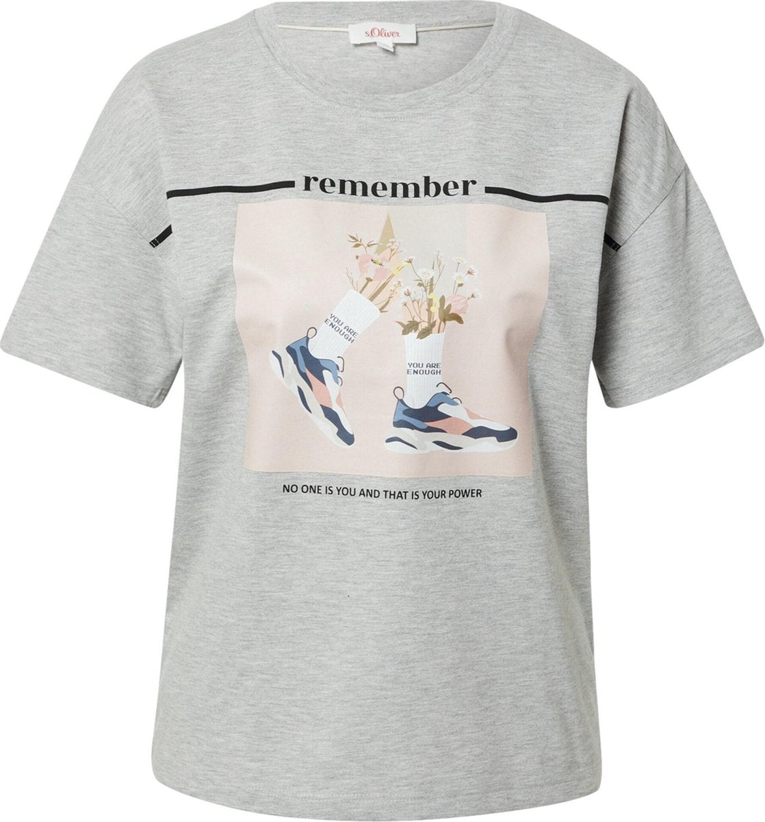 S.oliver shirt Lichtblauw-38 (S)