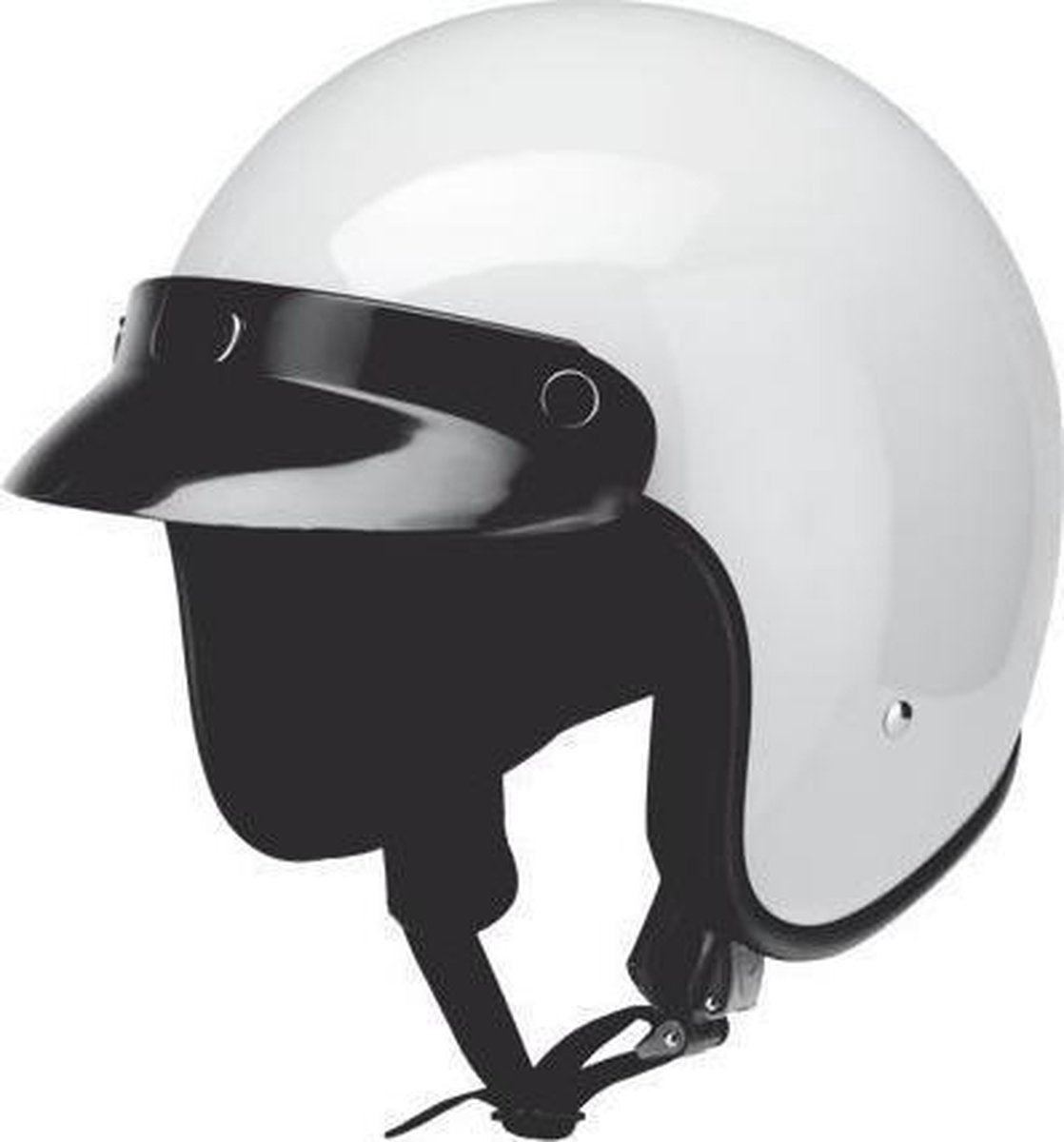 Redbike RB-710 retro jethelm wit maat S