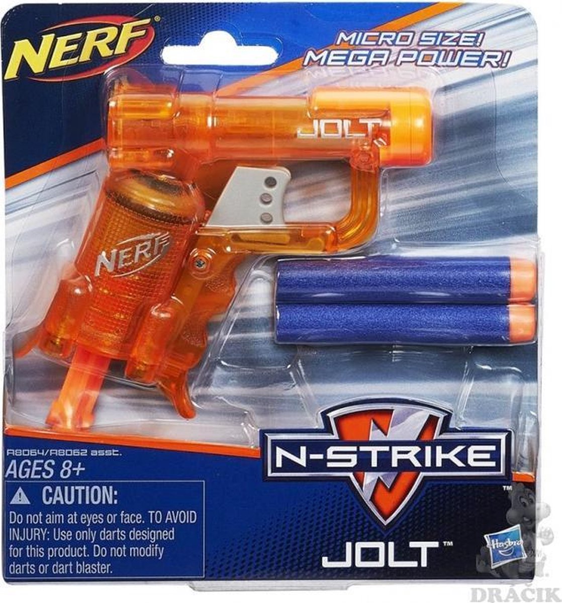 NERF N-Strike Elite Jolt - Blaster - Oranje - Inclusief Darts