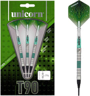 Unicorn Dartpijlen Core Xl T90 Softtip 19g Tungsten Zilver