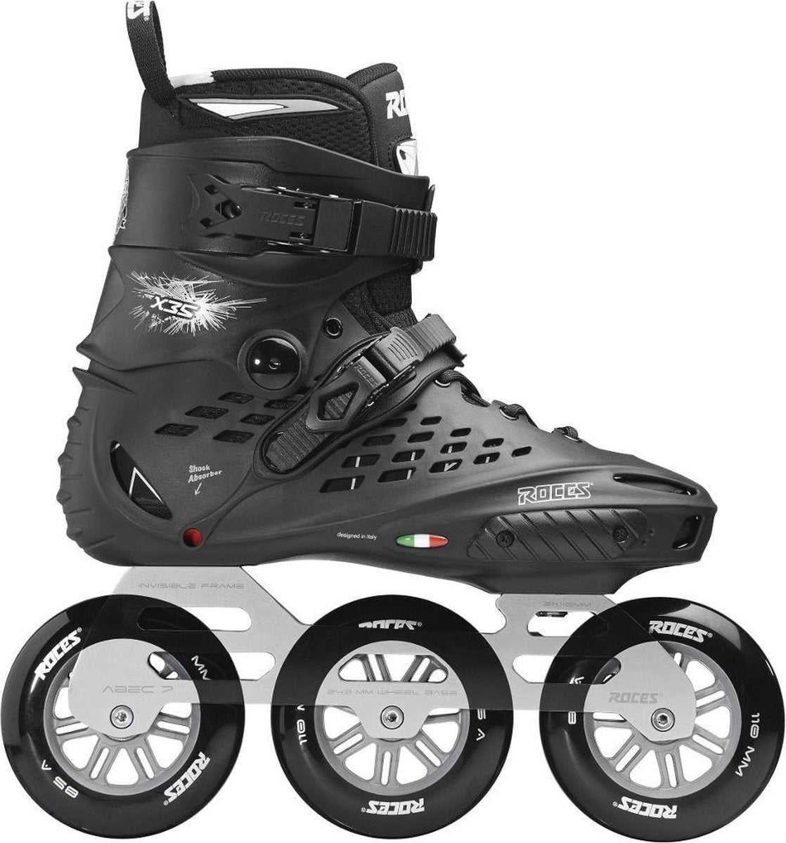 Roces X35 inline skates 110 mm black / silver