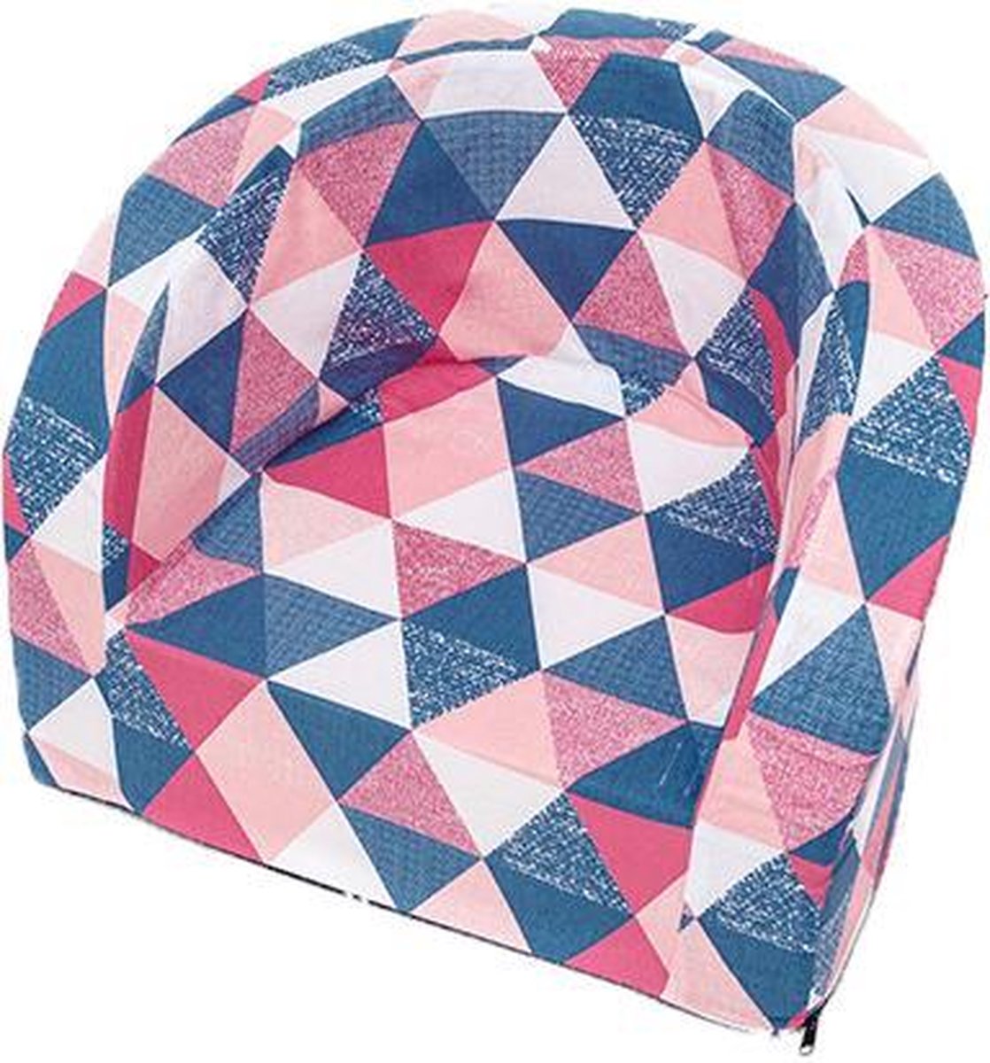Kinderstoel - kinderzetel - pink- blauw - patroon - meisjes - jongens - kindermeubels - kindermeubelen tafel en stoeltjes