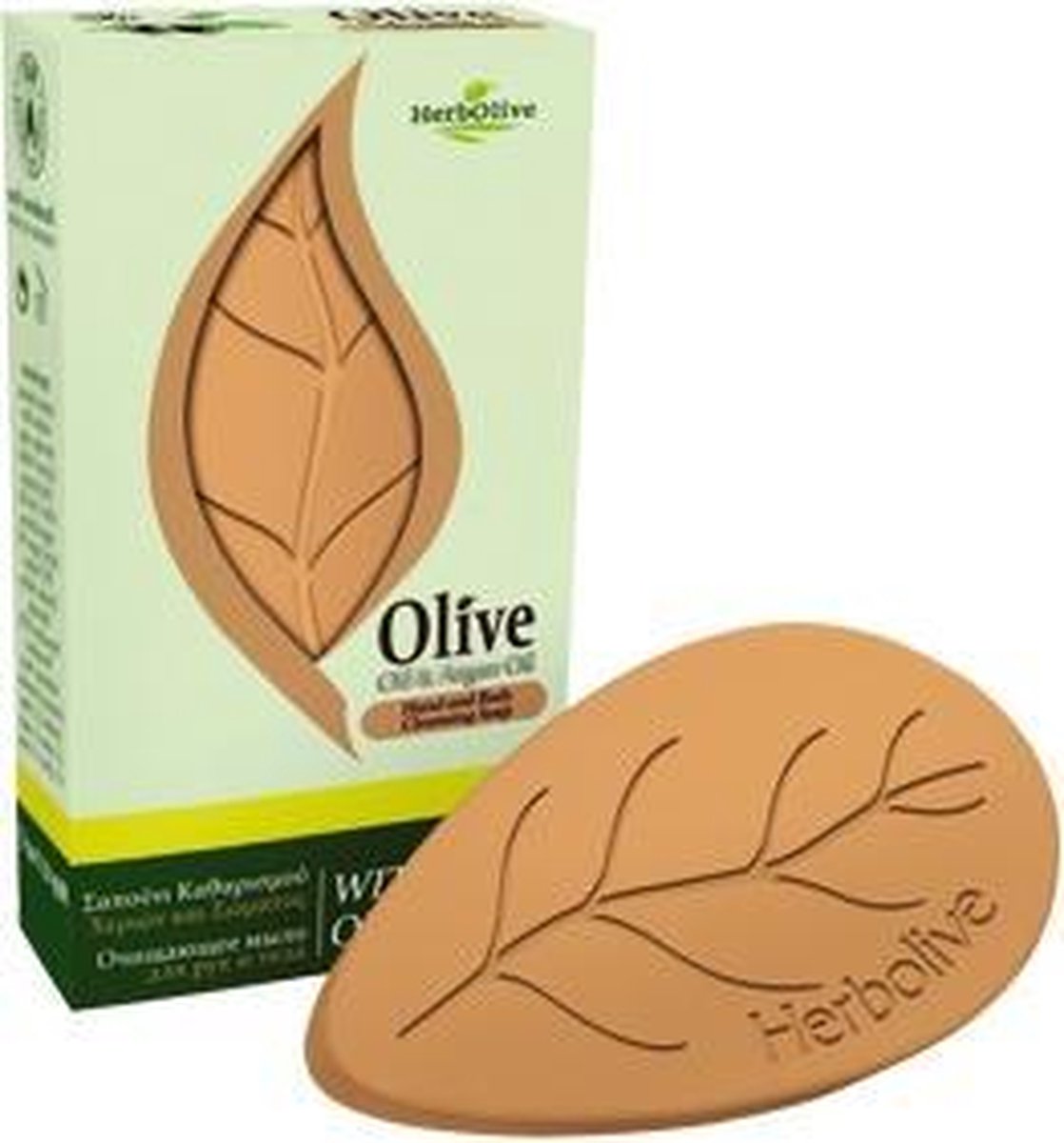 HerbOlive Zeep Leaf *Olijfolie & Arganolie* 80g