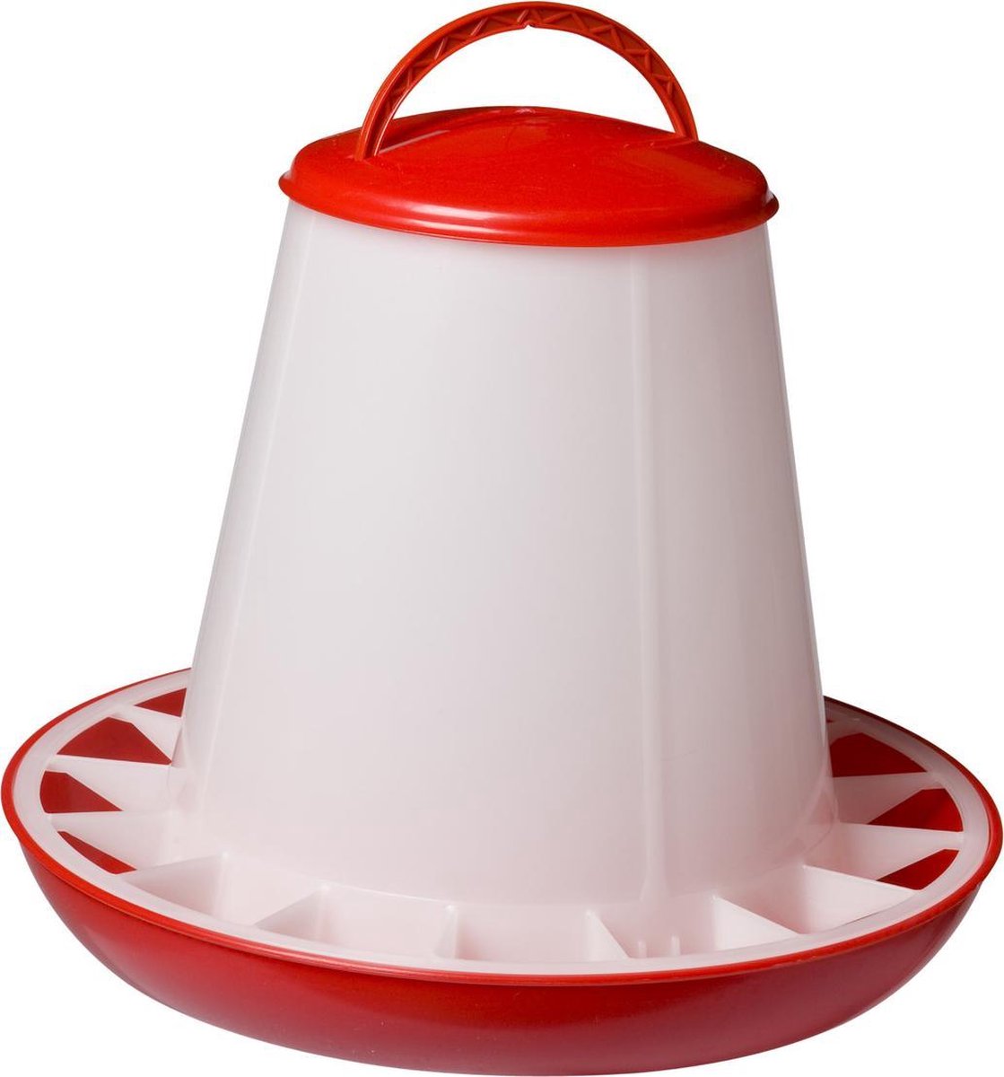 Olba Plastic Voersilo - 3 kg - Rood