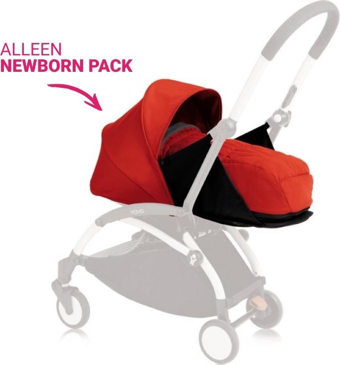 Babyzen Yoyo+ 0+ Newborn Pack - Red
