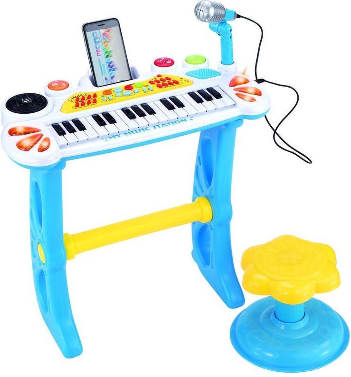 Music & Vibes Piano 31 Toetsen + Microfoon