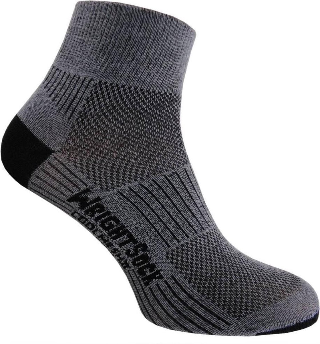 Wrightsock Coolmesh Quarter - Grijs - XL (45