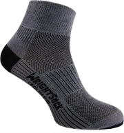 Wrightsock Coolmesh Quarter - Grijs - XL (45