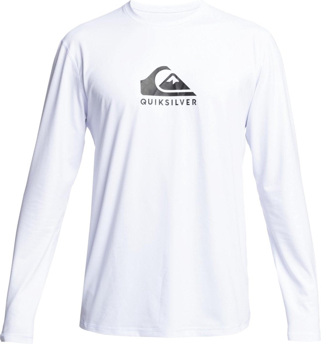 Quicksilver - UV-zwemshirt voor heren - Longsleeve - Solid Streak - Wit - maat S