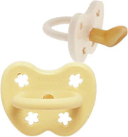 HEVEA | Duopack spenen (2 stuks) | Orthodontisch | 3-36 maanden | Pale Butter & Milky White