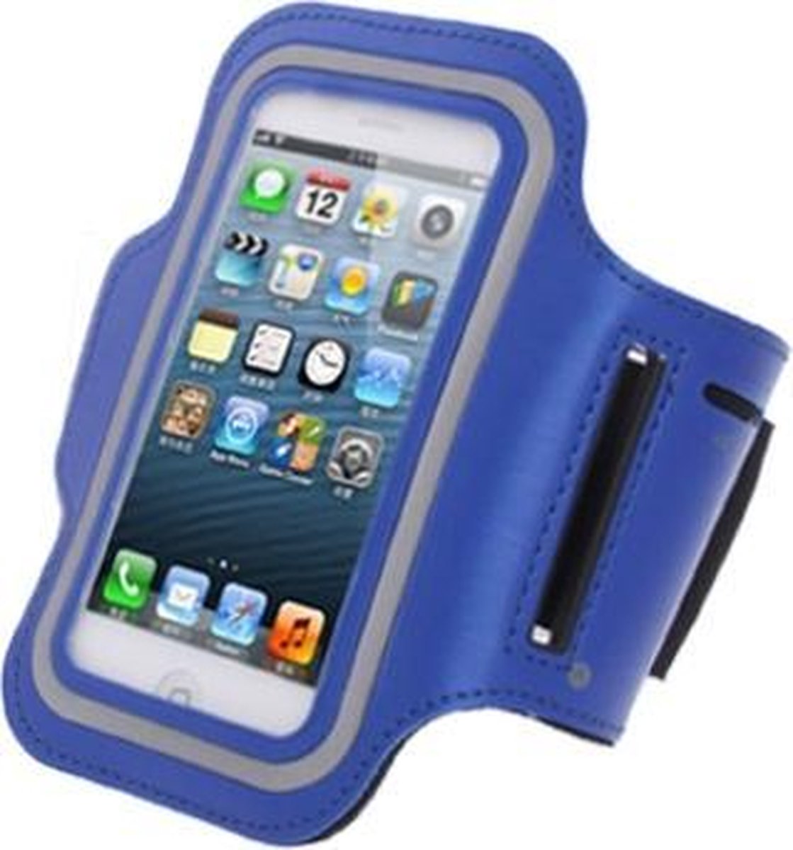 Mobigear Sportarmband Blauw voor Apple iPhone 5 / 5S / 5C / SE