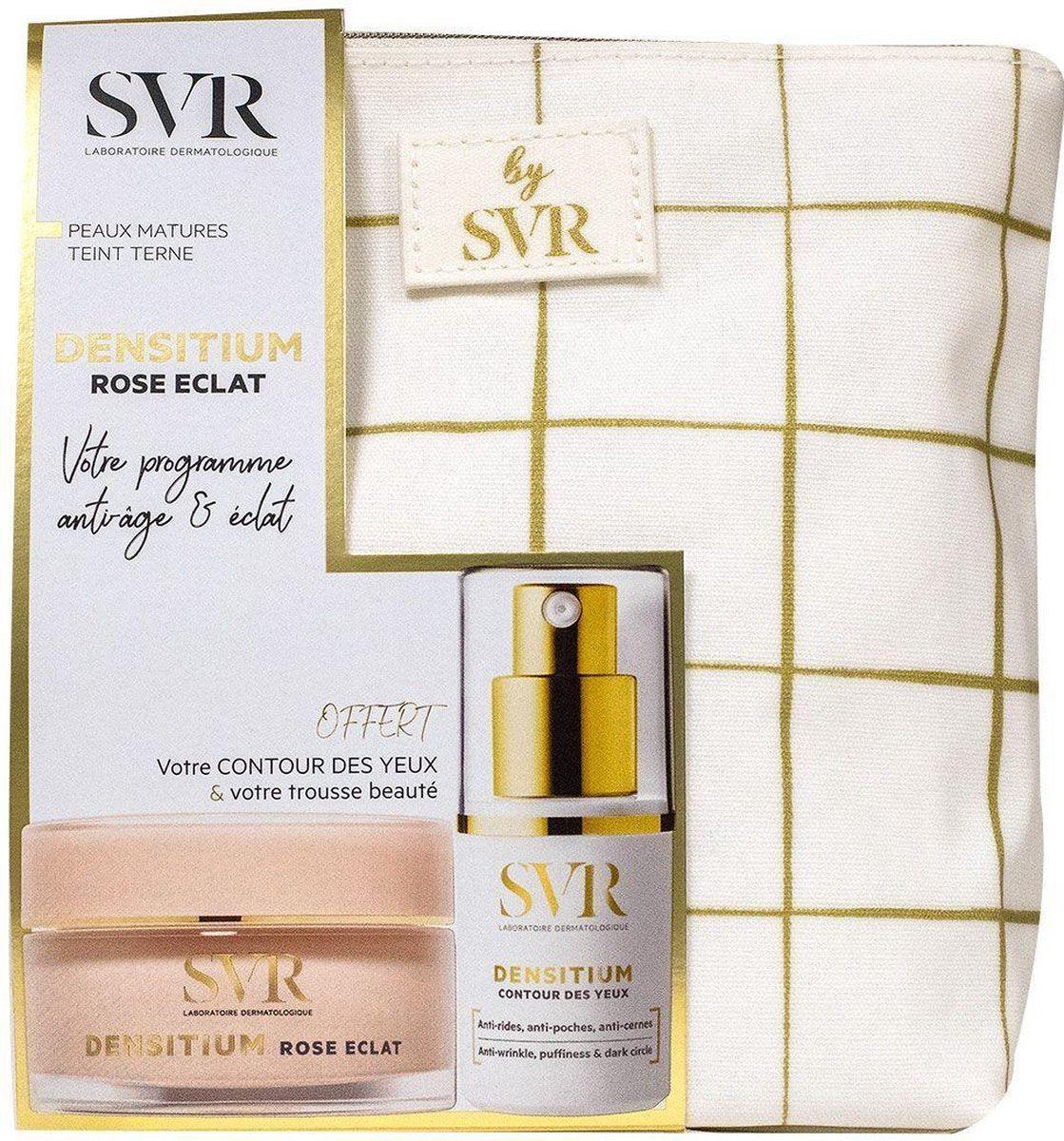 Svr Densitium Crema Rose 50ml + Eye Contour 15ml Set 3 Pieces.